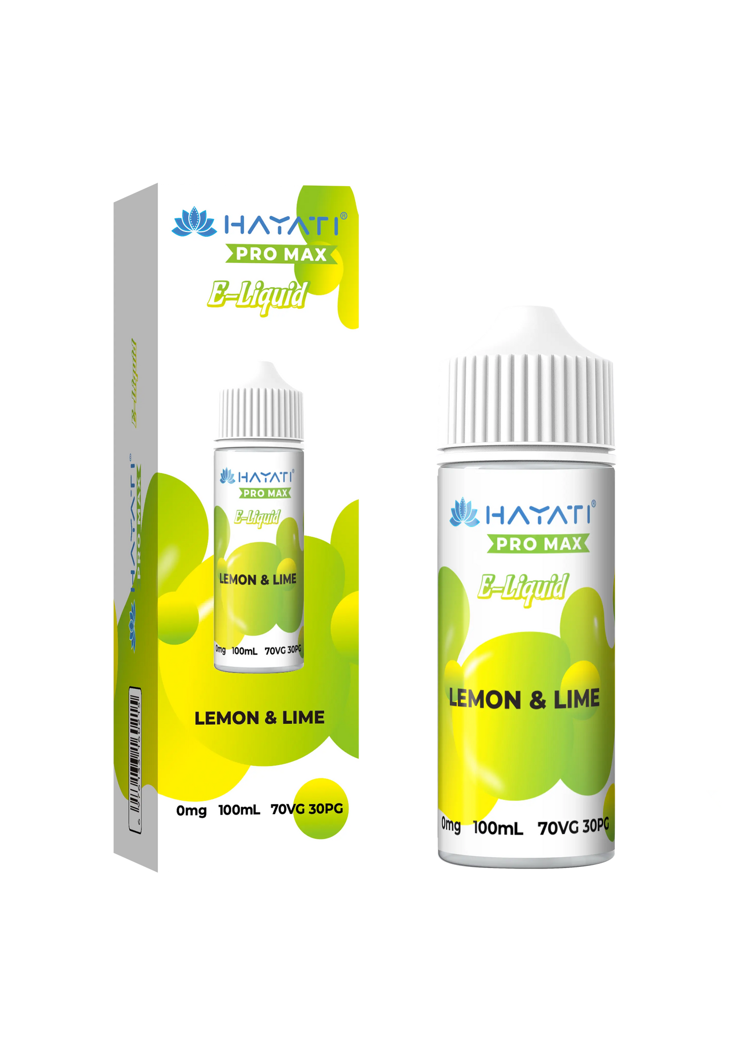 LEMON & LIME HAYATI PRO MAX E-LIQUID 100ML NO NICOTINE