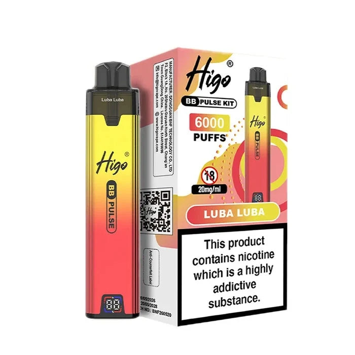 Higo BB Pulse 6000 Puffs Prefilled Pod Kit