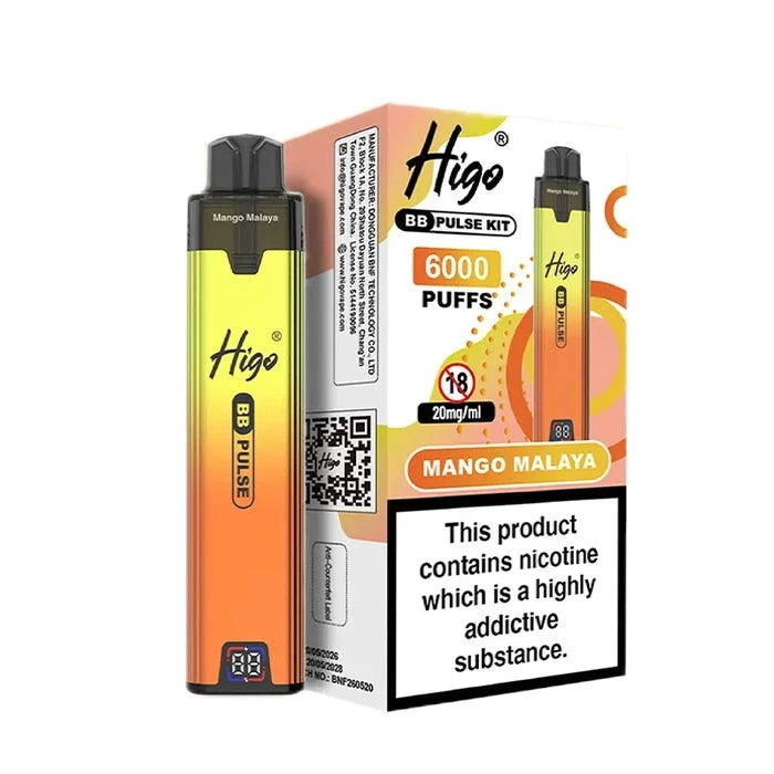 Higo BB Pulse 6000 Puffs Prefilled Pod Kit