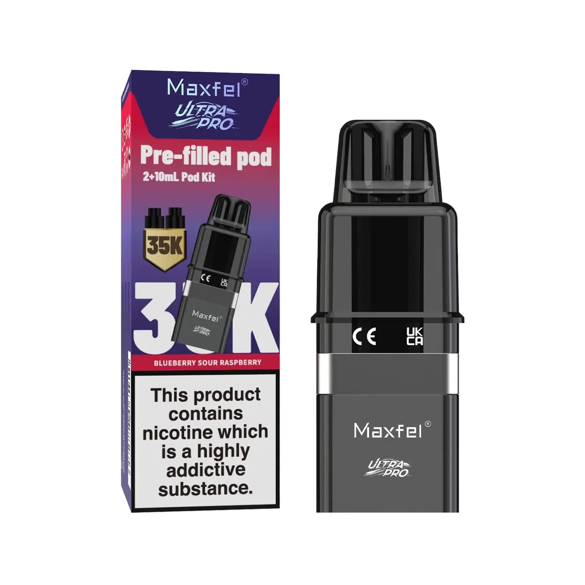 Maxfel Ultra Pro Prefilled Pods + Refill Containers
