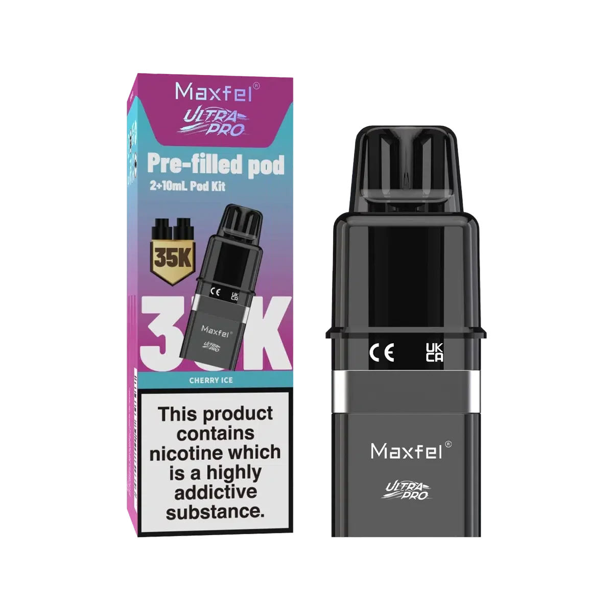 Maxfel Ultra Pro Prefilled Pods + Refill Containers