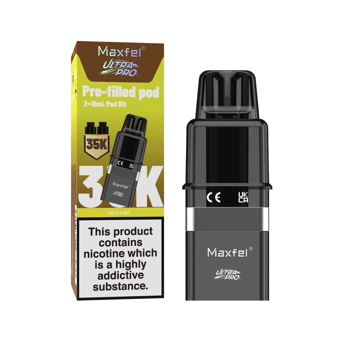 Maxfel Ultra Pro Prefilled Pods + Refill Containers