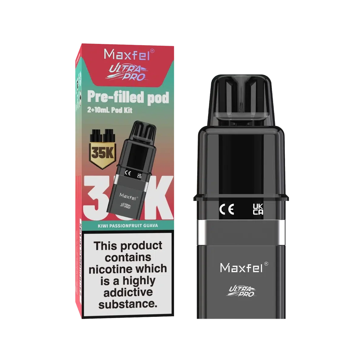 Maxfel Ultra Pro Prefilled Pods + Refill Containers