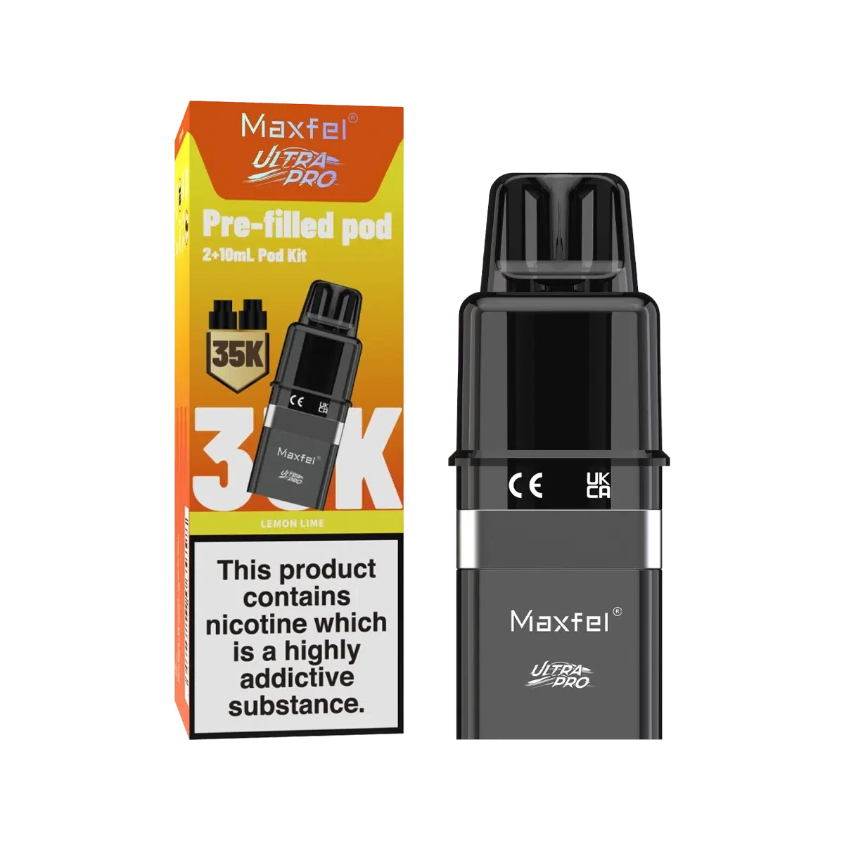 Maxfel Ultra Pro Prefilled Pods + Refill Containers
