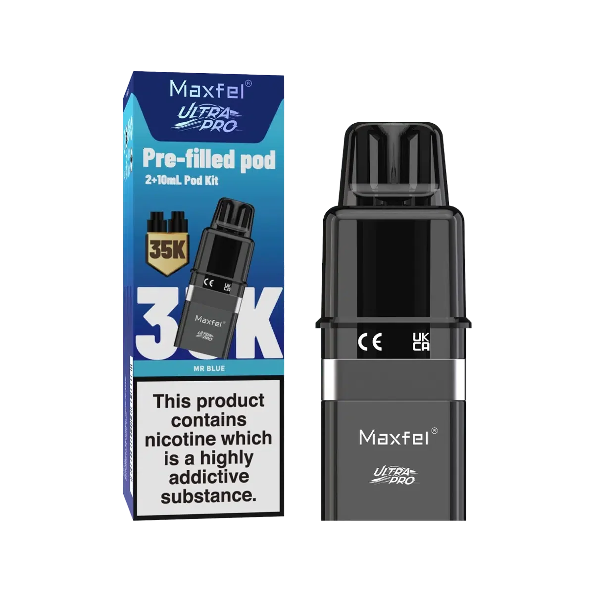 Maxfel Ultra Pro Prefilled Pods + Refill Containers