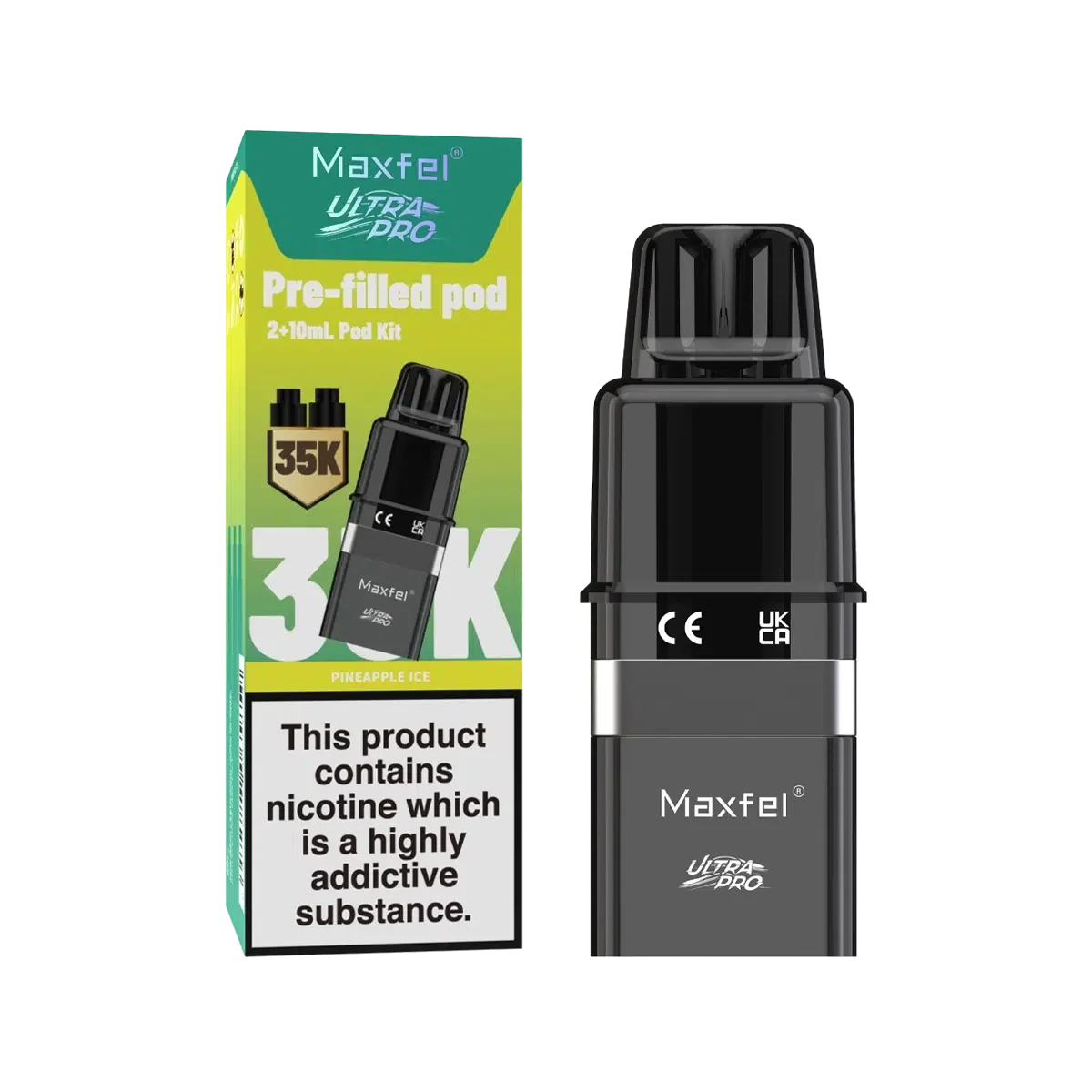 Maxfel Ultra Pro Prefilled Pods + Refill Containers