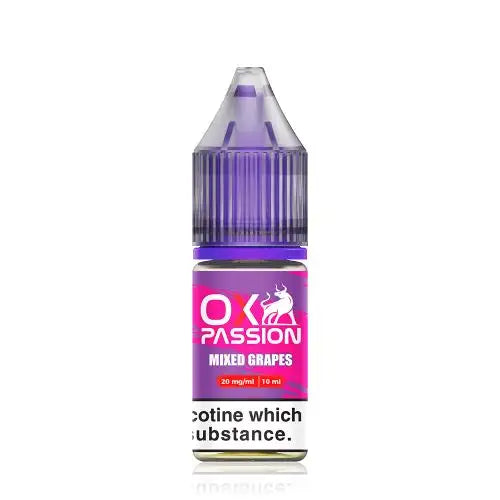 10x Mixed Grapes OXVA Ox Passion Nic Salt 10ML E-Liquid
