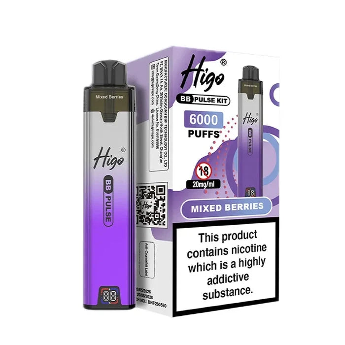 Higo BB Pulse 6000 Puffs Prefilled Pod Kit
