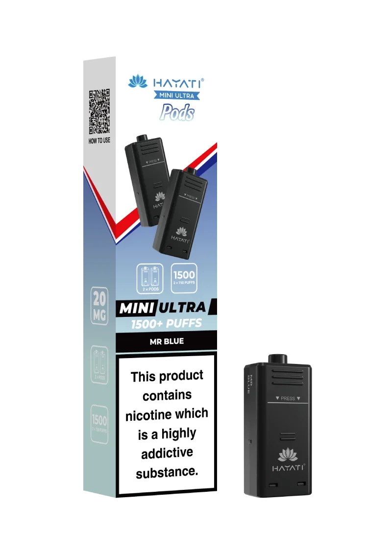 Hayati Mini Ultra 1500 Prefilled Pods - Pack of 5