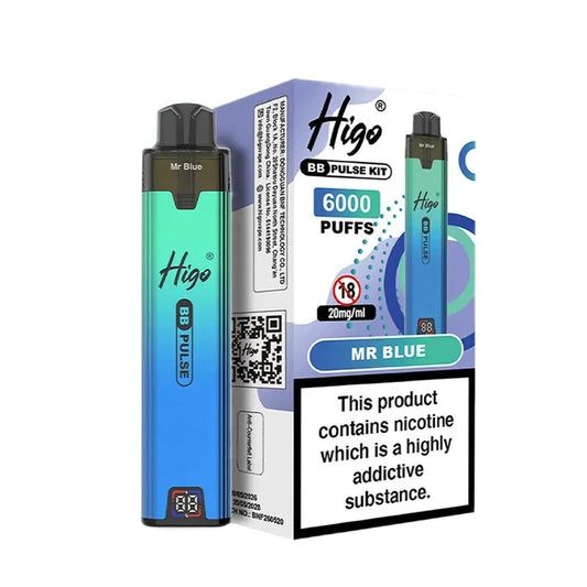 Higo BB Pulse 6000 Puffs Prefilled Pod Kit