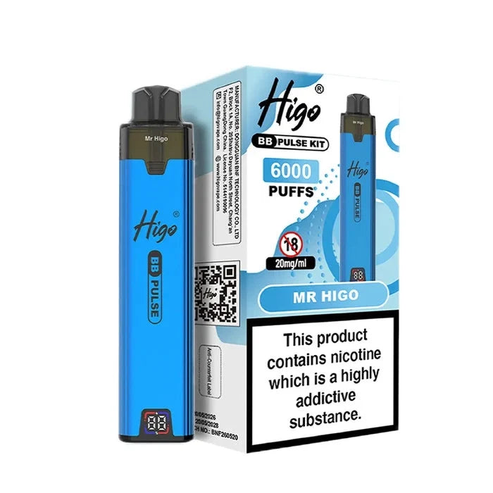 Higo BB Pulse 6000 Puffs Prefilled Pod Kit