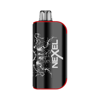 NEXEL Thunder 15K Vape Pod Kit in Strawberry Burst flavor – high-capacity device with up to 15,000 puffs.