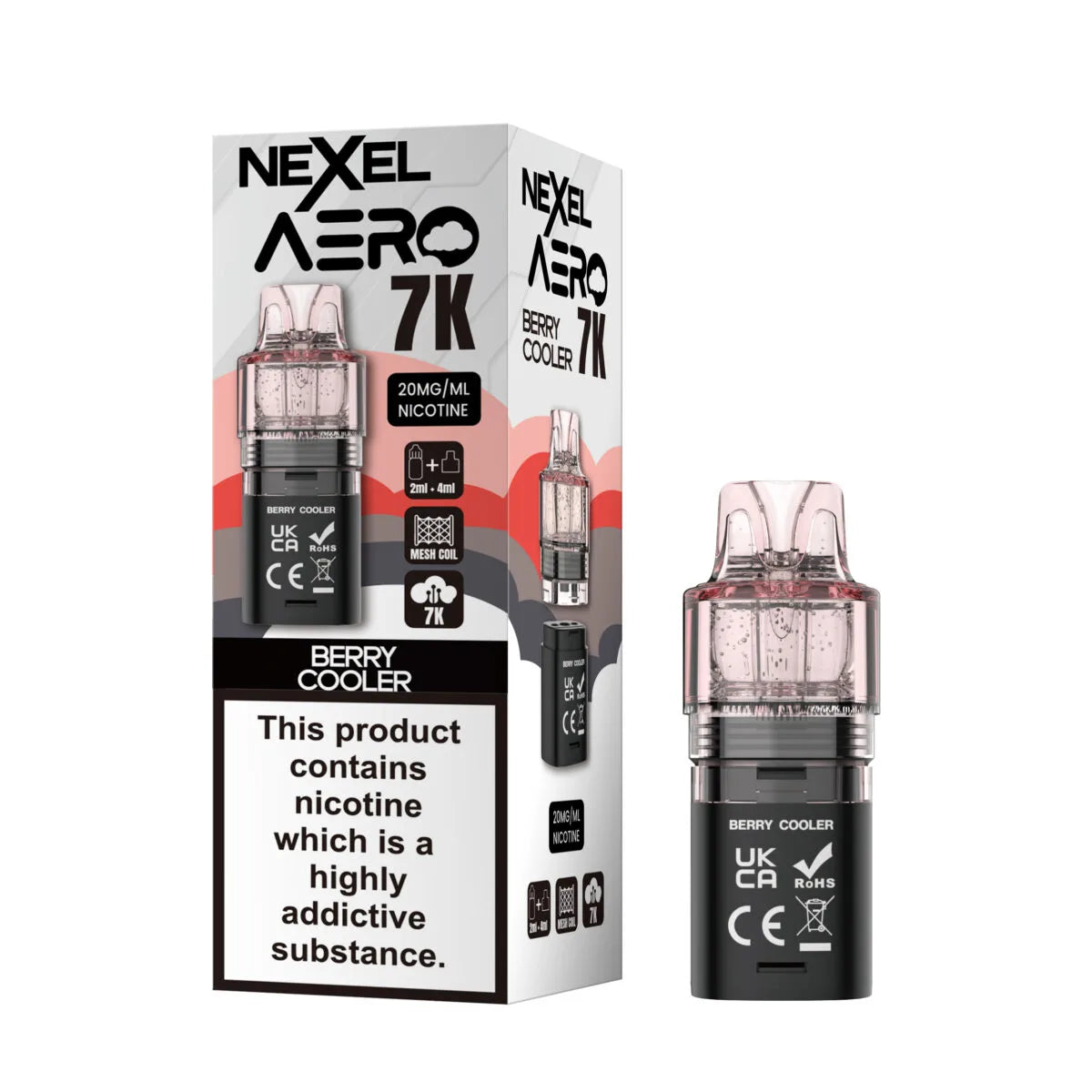Nexel Aero 7000 Refill Pods | Replacement Prefilled Pods