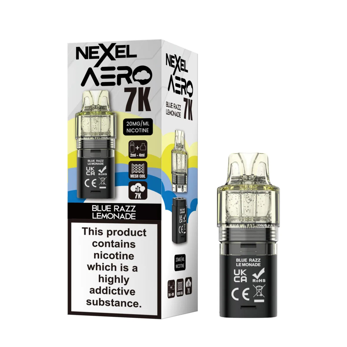 Nexel Aero 7000 Refill Pods | Replacement Prefilled Pods