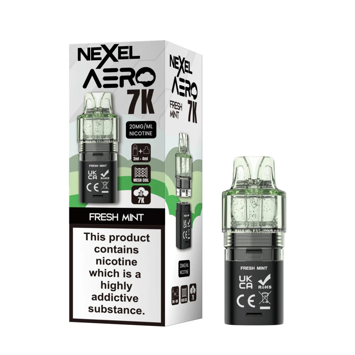 Nexel Aero 7000 Refill Pods | Replacement Prefilled Pods
