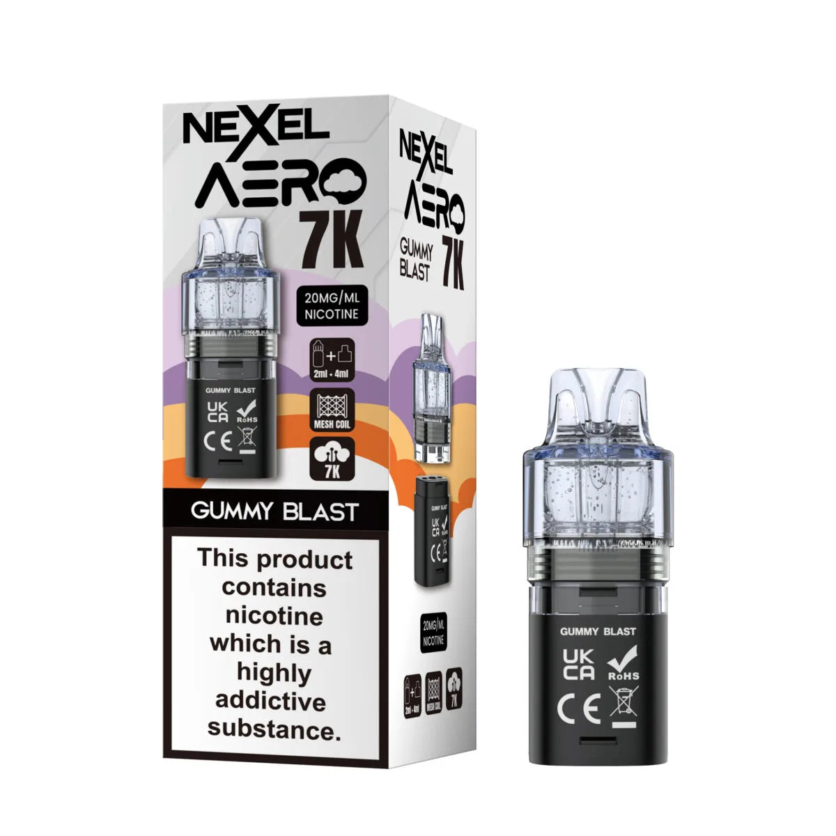 Nexel Aero 7000 Refill Pods | Replacement Prefilled Pods
