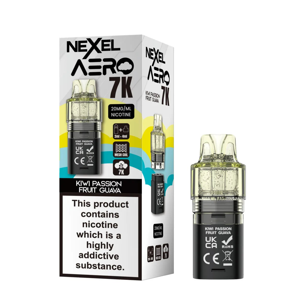 Nexel Aero 7000 Refill Pods | Replacement Prefilled Pods