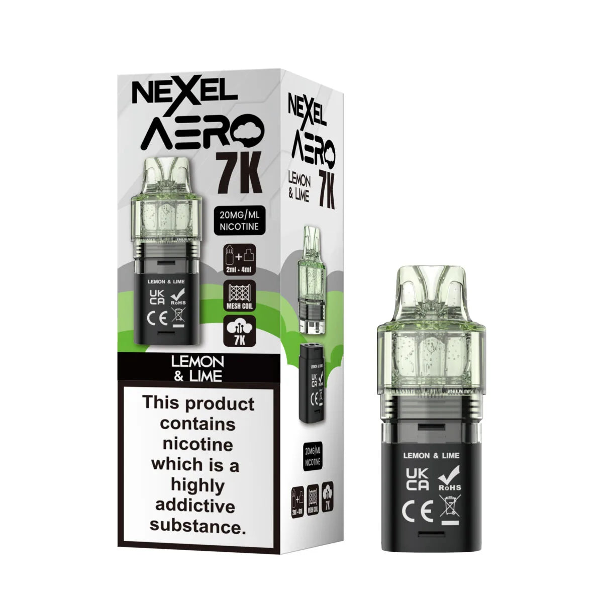 Nexel Aero 7000 Refill Pods | Replacement Prefilled Pods