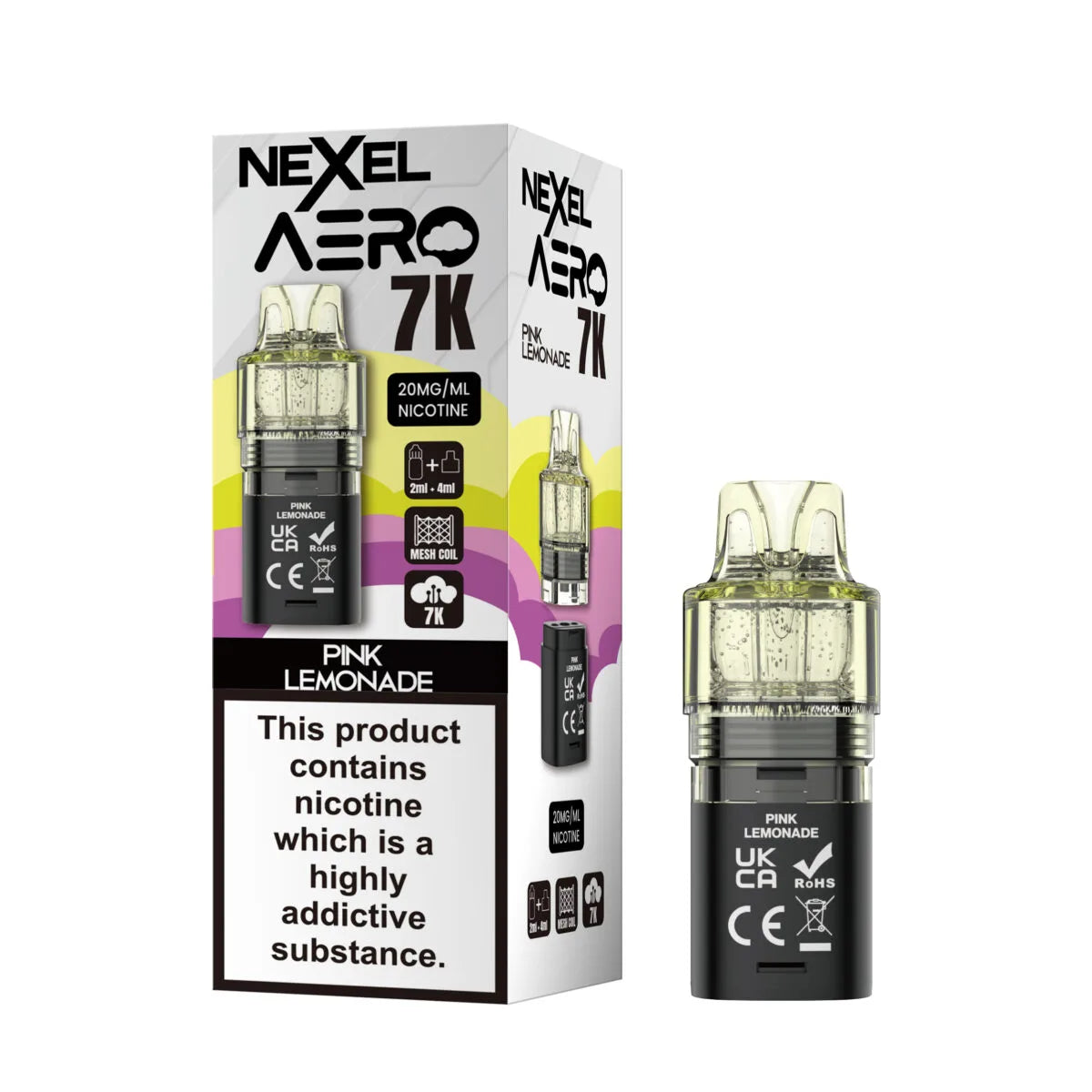 Nexel Aero 7000 Refill Pods | Replacement Prefilled Pods