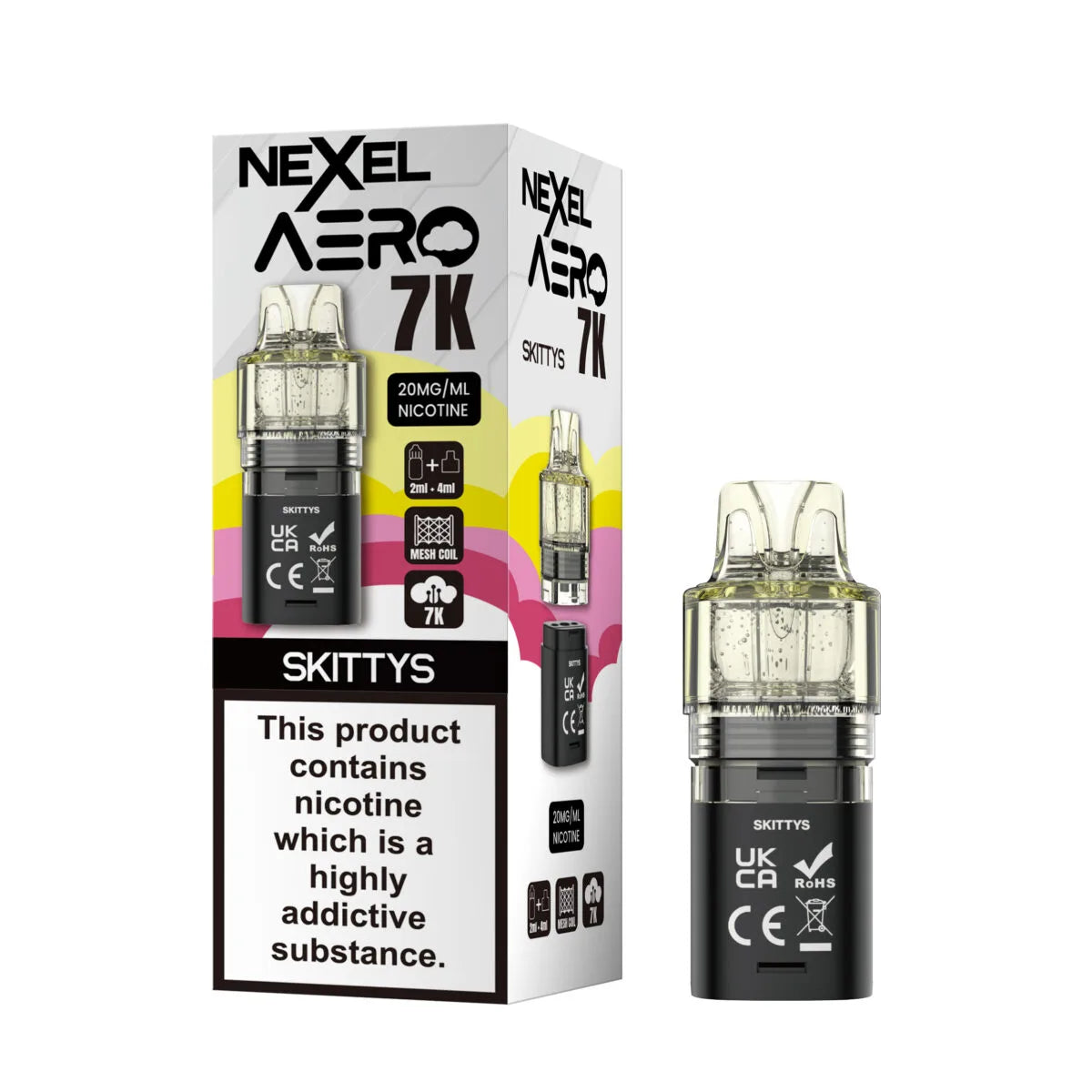 Nexel Aero 7000 Refill Pods | Replacement Prefilled Pods