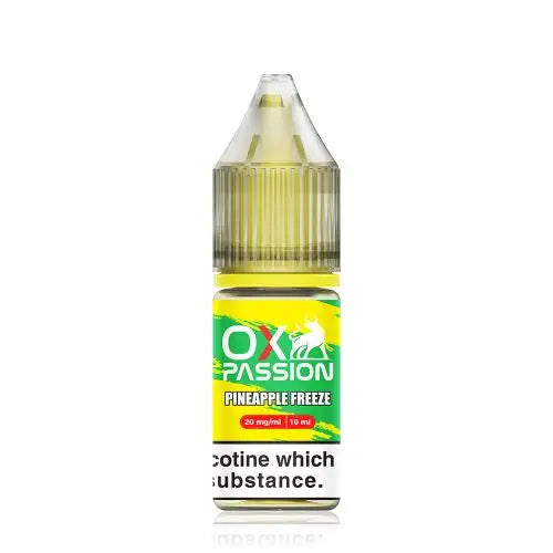 10x Pineapple Freeze OXVA Ox Passion Nic Salt 10ML E-Liquid