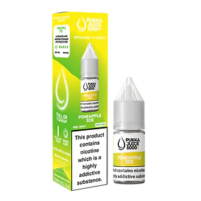Pineapple Ice Pukka Juice 5000+ Nic Salt E-Liquid - 10ml, 10mg/20mg, Pack of 10