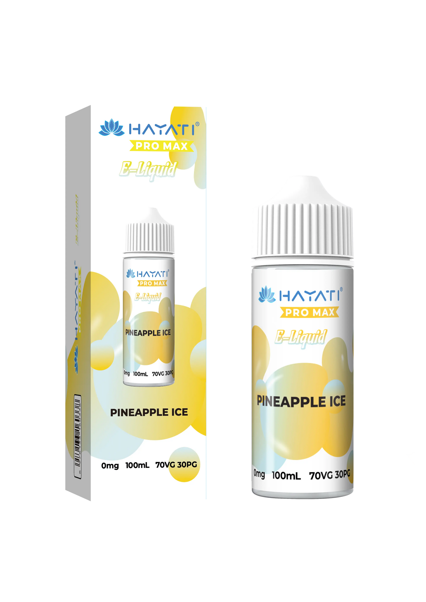 PINEAPPLE ICE HAYATI PRO MAX E-LIQUID 100ML NO NICOTINE