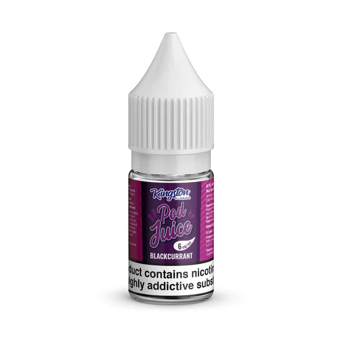 Kingston Pod Juice Nic Salts 10ml - Pack of 10 Bottles