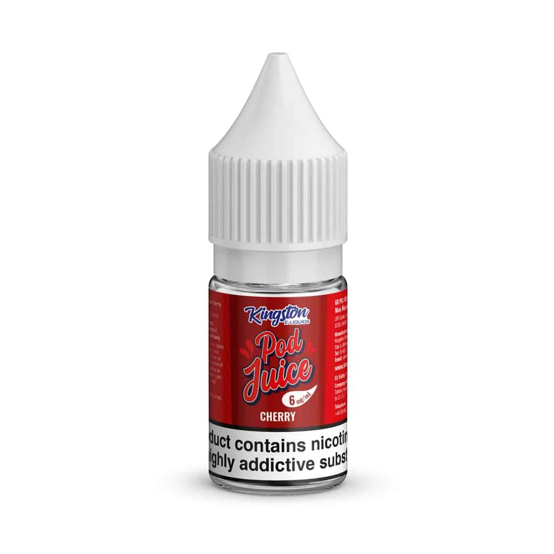 Kingston Pod Juice Nic Salts 10ml - Pack of 10 Bottles