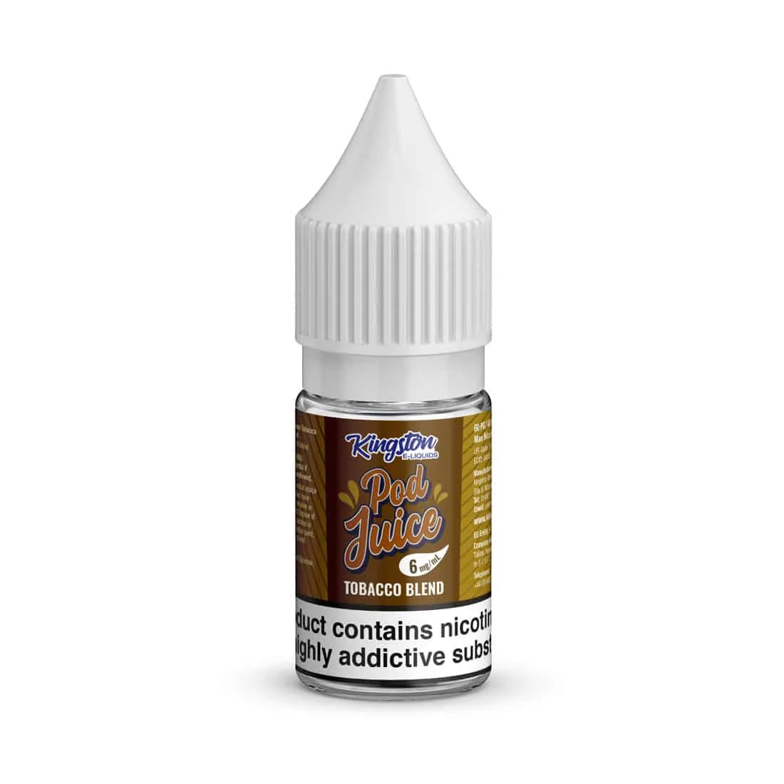 Kingston Pod Juice Nic Salts 10ml - Pack of 10 Bottles
