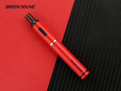 Genuine Green Sound Q3 12W refillable pod vape kit in Red, featuring a 500mAh rechargeable battery, compact design, easy-to-use refillable pods, and ideal for beginner to intermediate vapers.