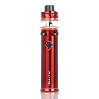 SMOK Stick V9 vape kit EU version in Red with 3000mAh battery, delivering powerful performance and extended vaping time.