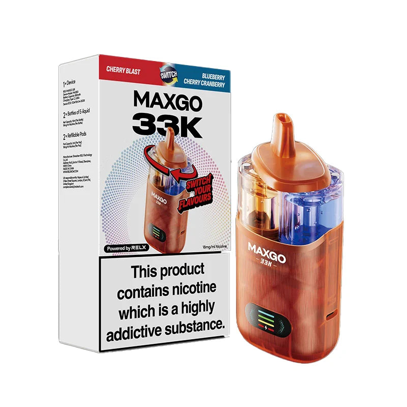 RELX MaxGo Combo 33K Prefilled Pod Kit