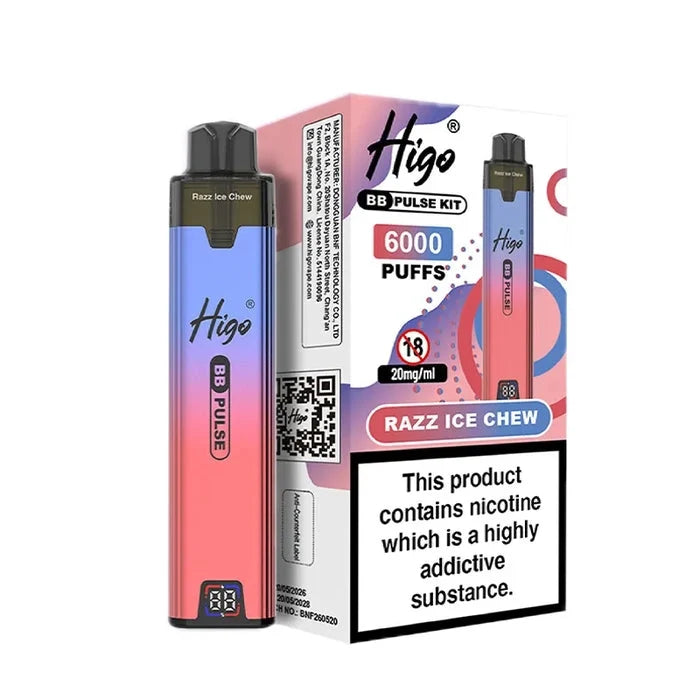 Higo BB Pulse 6000 Puffs Prefilled Pod Kit