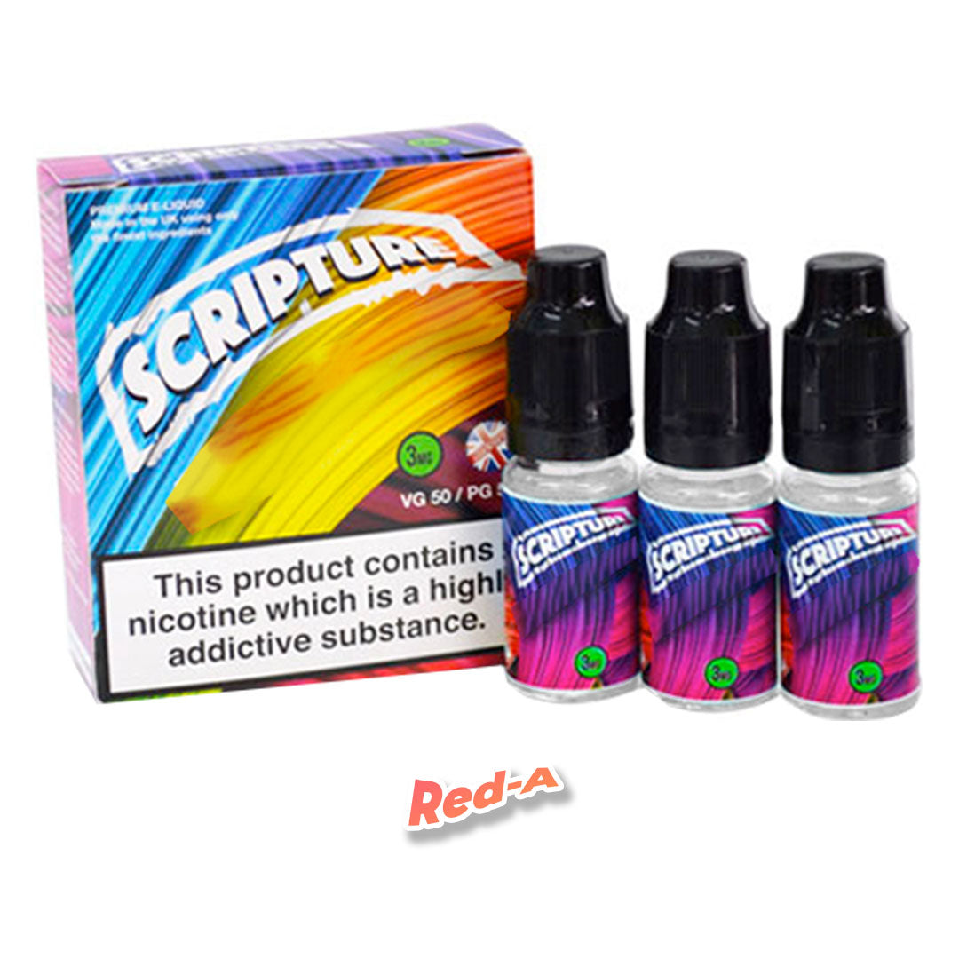 Red-A Scripture E-Liquid 30ml(3 x 10ml) 50VG-50PG