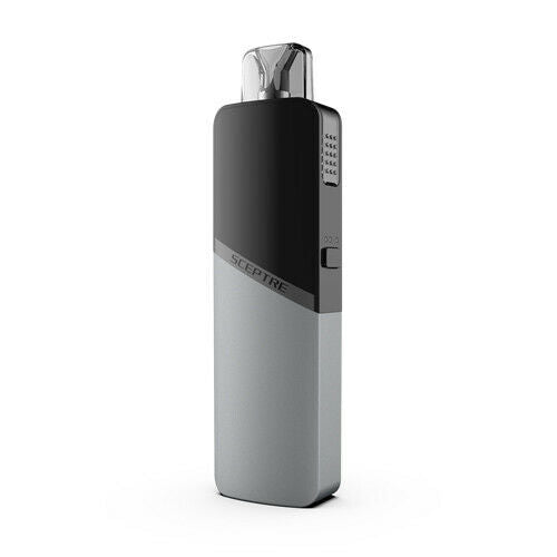 Innokin Sceptre Pod Kit in Silver – 2ml refillable tank with 1400mAh built-in battery for reliable all-day vaping.