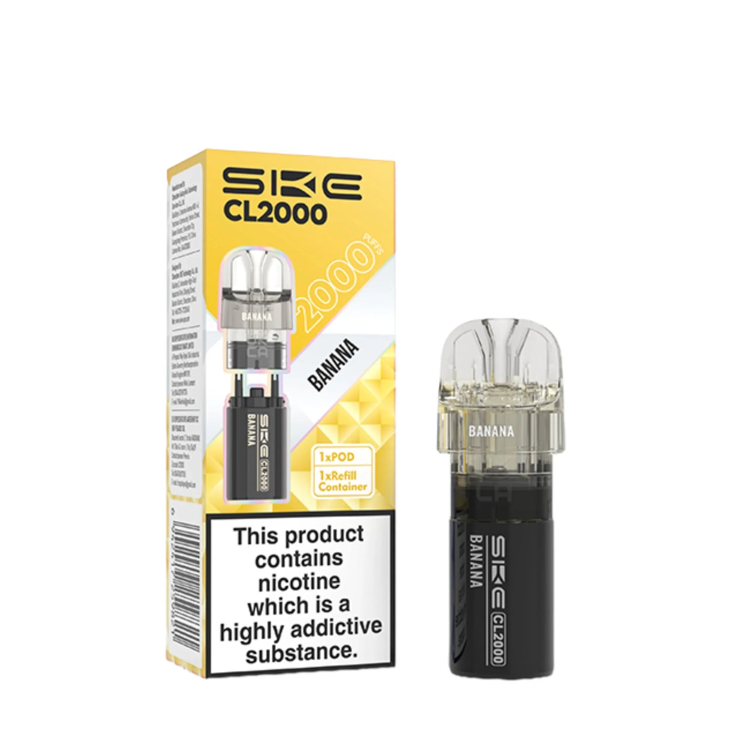 SKE Crystal CL2000 Prefilled Pods
