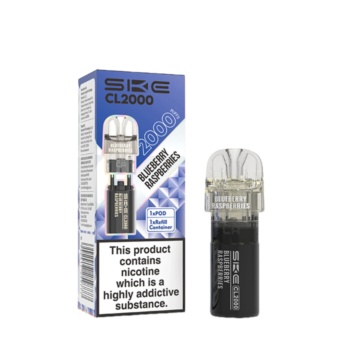 SKE Crystal CL2000 Prefilled Pods