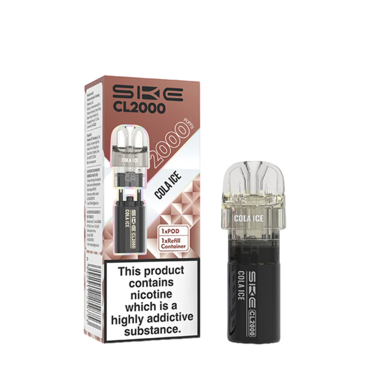 SKE Crystal CL2000 Prefilled Pods