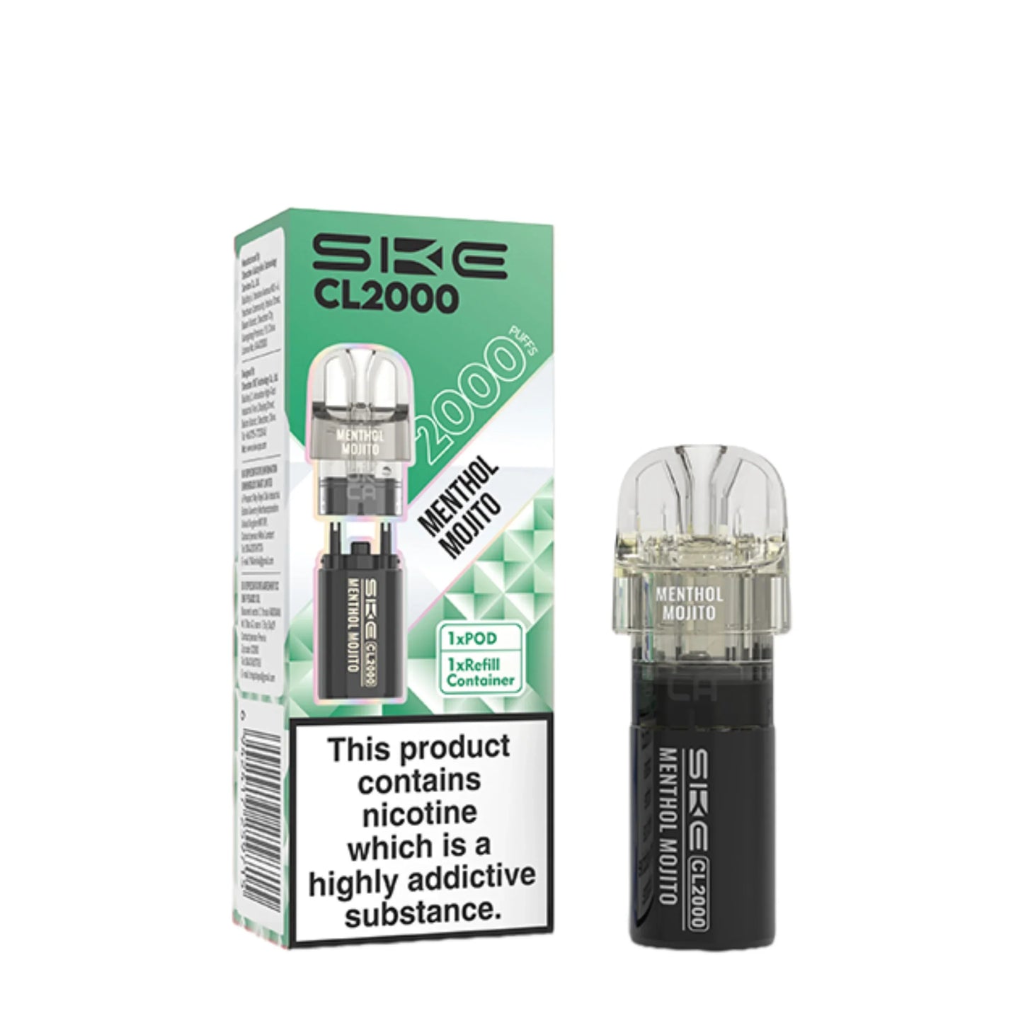 SKE Crystal CL2000 Prefilled Pods