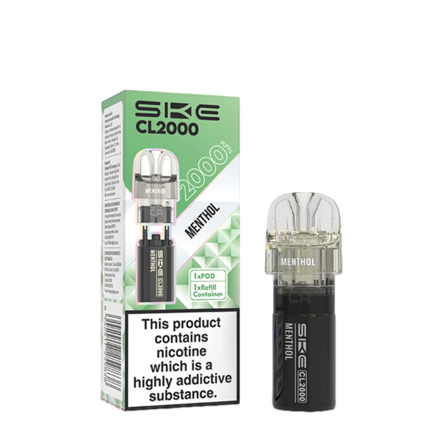 SKE Crystal CL2000 Prefilled Pods