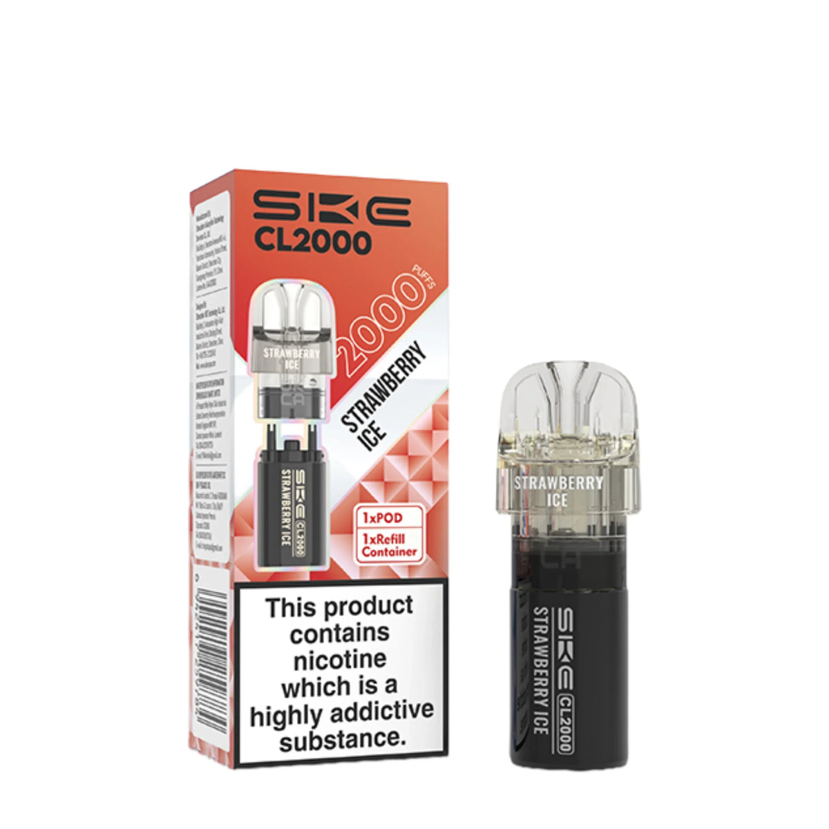 SKE Crystal CL2000 Prefilled Pods