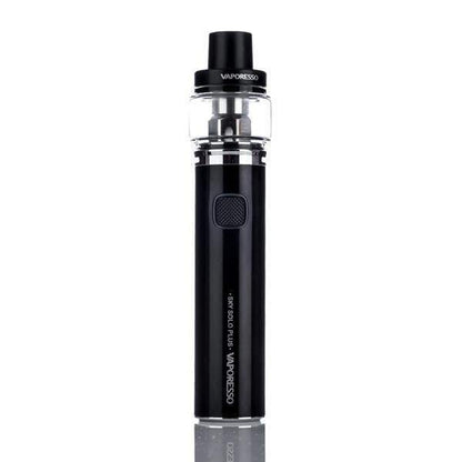 Genuine Vaporesso Sky Solo Plus vape pen starter kit in Black with 3000mAh battery, designed for easy and powerful vaping.