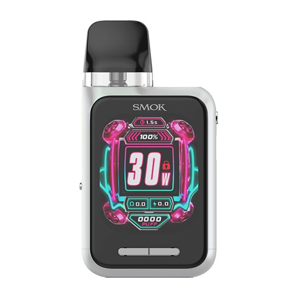 SMOK Novo GT Box Vape Kit in White 7 Colour – compact and stylish vape device with a metallic finish, enhanced airflow, and user-friendly operation