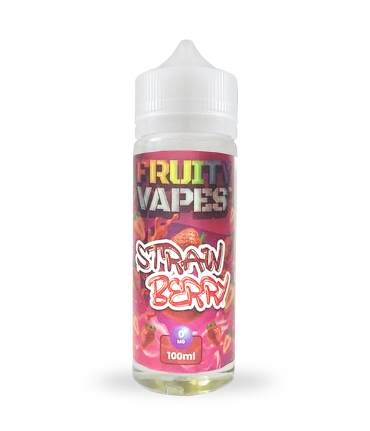 Strawberry 100ml 70VG 30PG – by Fruity Vapes