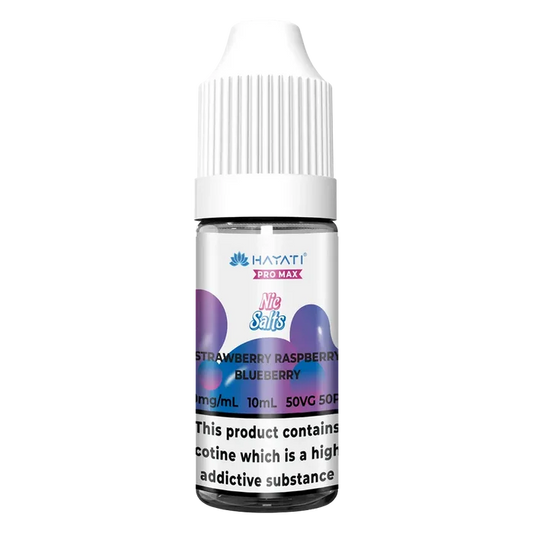 Hayati Pro Max Strawberry Raspberry Blueberry Nic Salt Vape Juice