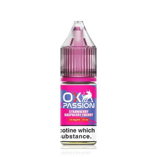 10x Strawberry Raspberry OXVA Ox Passion Nic Salt 10ML E-Liquid