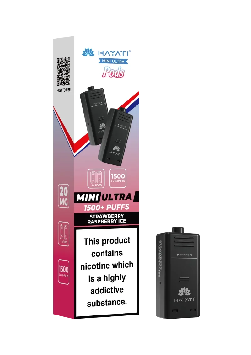 Hayati Mini Ultra 1500 Prefilled Pods - Pack of 5