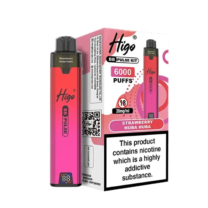 Higo BB Pulse 6000 Puffs Prefilled Pod Kit