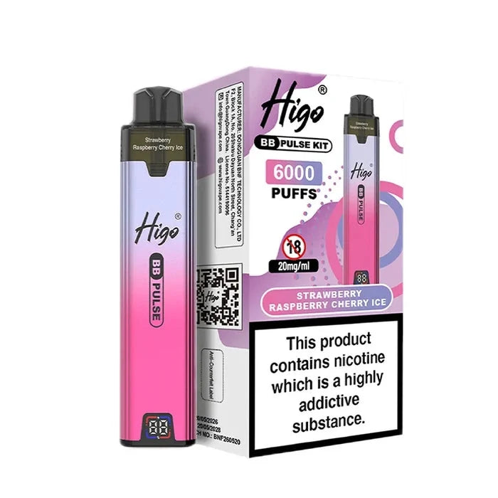 Higo BB Pulse 6000 Puffs Prefilled Pod Kit
